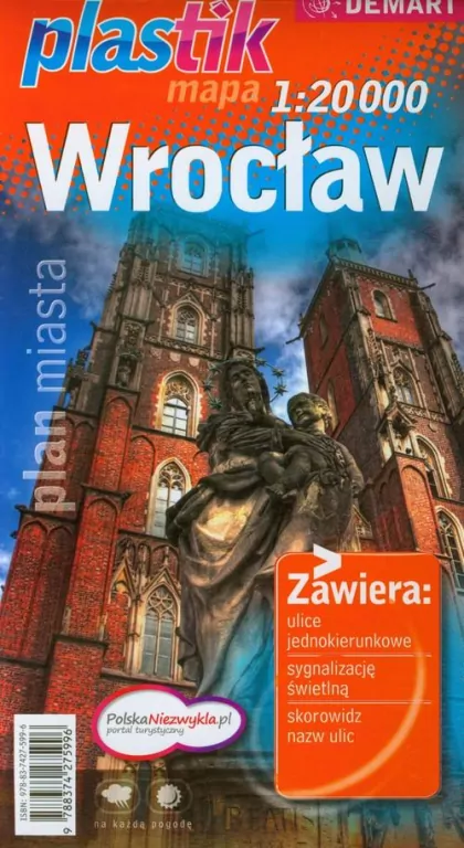 Plan miasta - Wrocław PLASTIK DEMART - tantis.pl