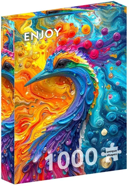 Puzzle 1000 Kolorowe pióra - tantis.pl