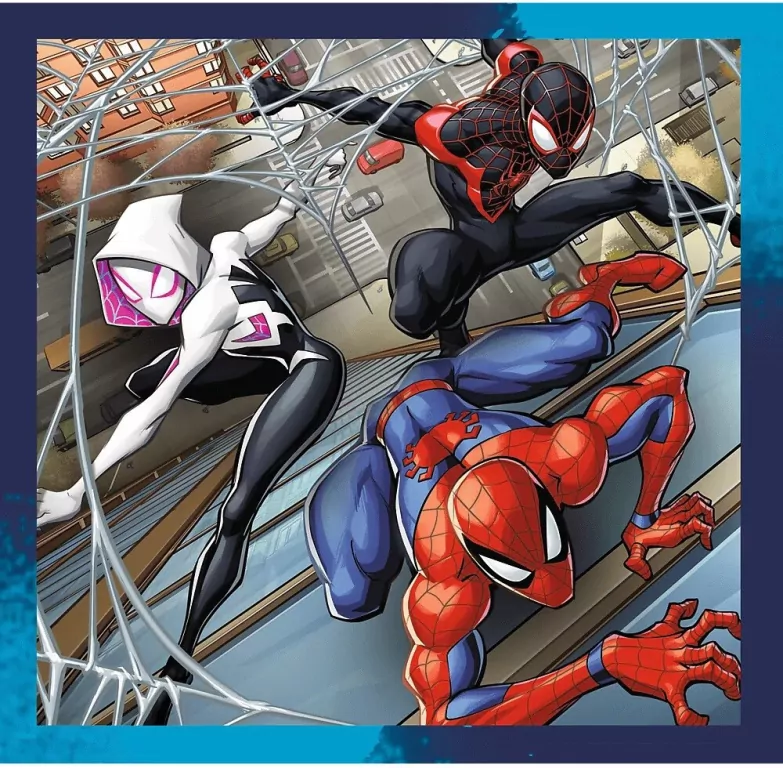 Puzzle 3w1. Pajęczy przyjaciele. Disney Marvel Spiderman. 34874 - tantis.pl