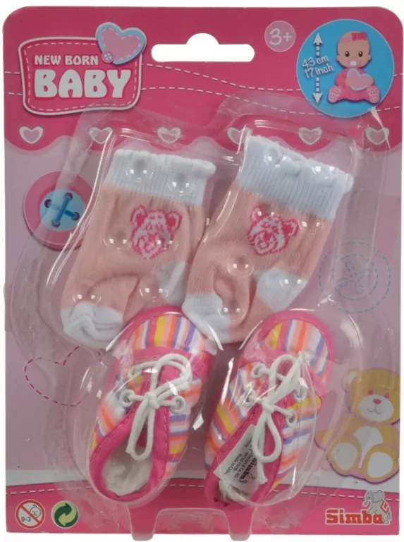 New Born Baby Buciki i skarpetki, 4 rodzaje - tantis.pl