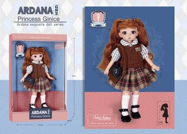 Lalka 38 cm z torbą - tantis.pl