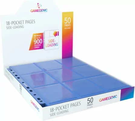 Gamegenic:18-Pocket Pages Sideloading-Blue