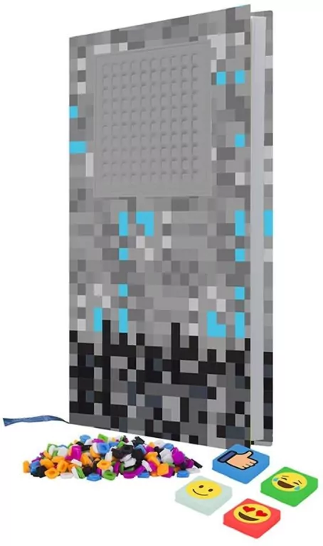 Zeszyt PIXIE CREW. A5 w linię. Kratka z szarym panelem. 1 sztuka - tantis.pl