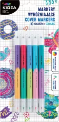 Markery wyróżniające 10 kolorów KIDEA
