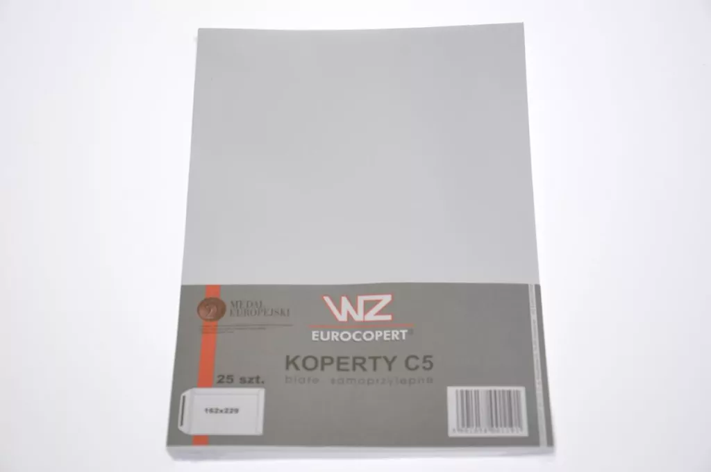 Wz Eurocopert. Koperta C5, biała - tantis.pl