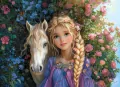 Puzzle 300 Princess With A Horse - tantis.pl