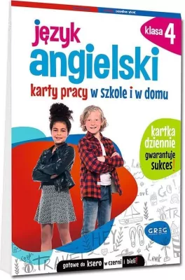 Nauka języków - Język angielski. Klasa 4. Karty pracy w szkole i w domu