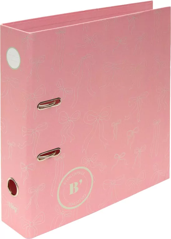 Segregator A4 z dźwignią LACES Pink - tantis.pl