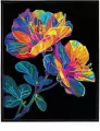 Diamond Dotz - Adults Flocked Neon Floral - tantis.pl
