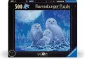 Puzzle 500 świecące - Sowy - tantis.pl