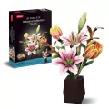 Puzzle 3D Cubic Fun Kwiaty Lilia i Tulipan - tantis.pl