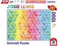 Puzzle 1000. Josie Lewis. Kolorowe trójkąty - tantis.pl