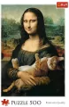 Puzzle 500. Mona Lisa i kot Mruczek. 37294 - tantis.pl