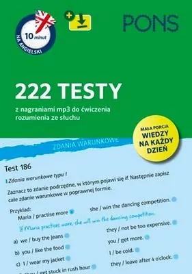 10 minut na angielski. 222 testy + MP3 - tantis.pl