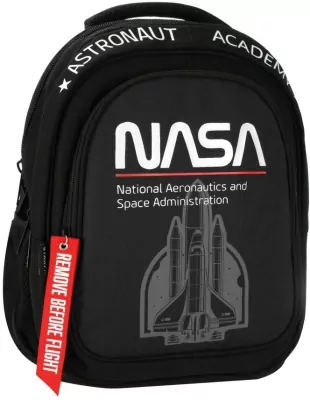Plecak młodzieżowy NASA, czarny