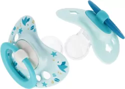 Smoczki uspokajające silikonowe 0-6m Signature NUK