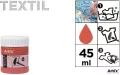 Farba do tkanin brązowa 45ml - tantis.pl