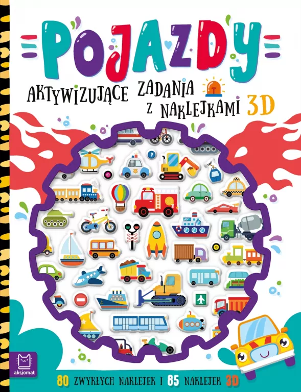 Pojazdy. Aktywizujące zadania z naklejkami 3D - tantis.pl