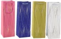 Torebka prezentowa na butelkę 35x12x9 MIX - tantis.pl