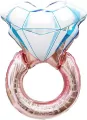 Balon foliowy Pierścionek różowy 42x58cm - tantis.pl