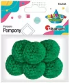 Pompony włóczkowe 3cm zielone - tantis.pl