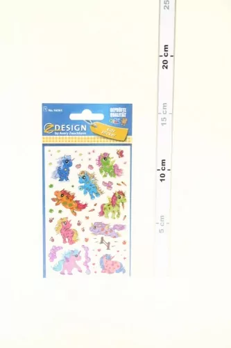 Naklejki brokatowe - Kucyki/Jednorożce - tantis.pl