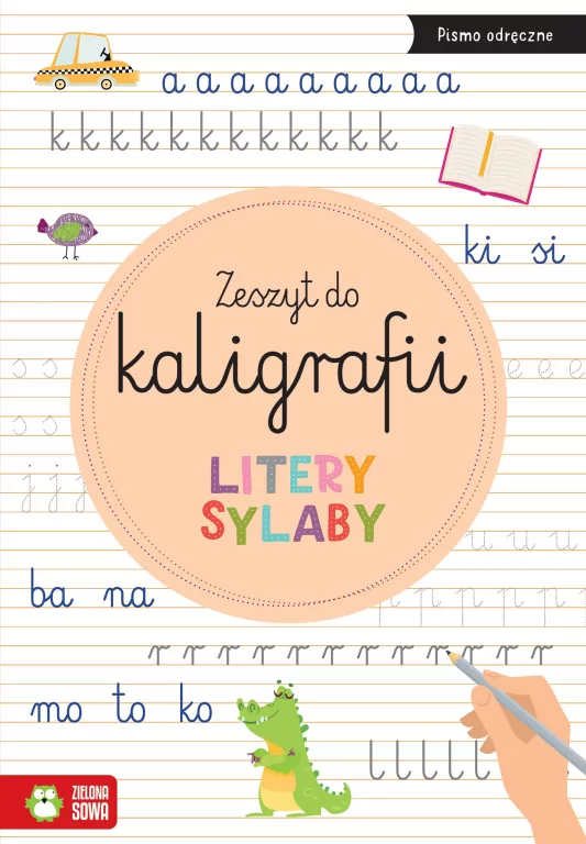 Zeszyt do kaligrafii. Litery, sylaby - tantis.pl