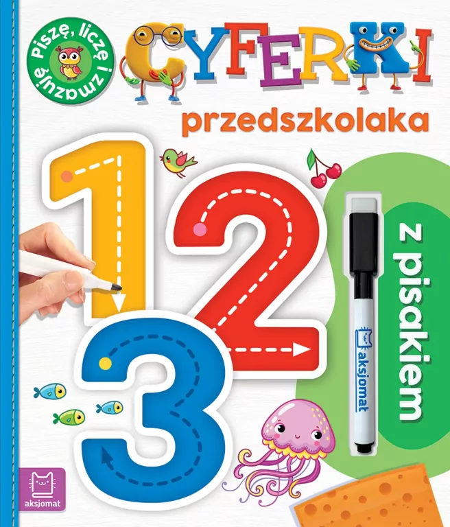 Cyferki przedszkolaka z pisakiem, wydanie 2 - tantis.pl
