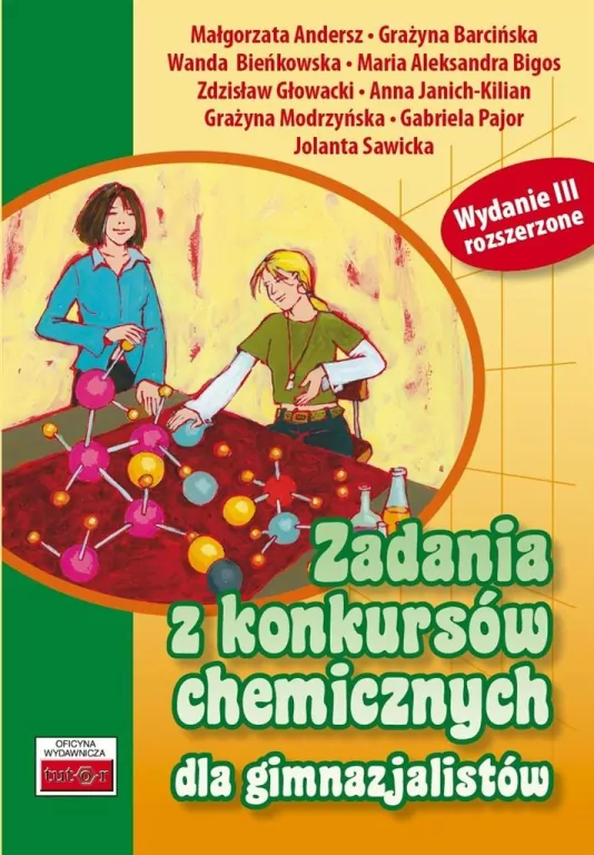 Zadania z konkursów chemicznych dla gimnazjalistów - tantis.pl