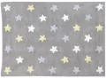 Dywan bawełniany Tricolor Star Grey Blue 120x160cm - tantis.pl
