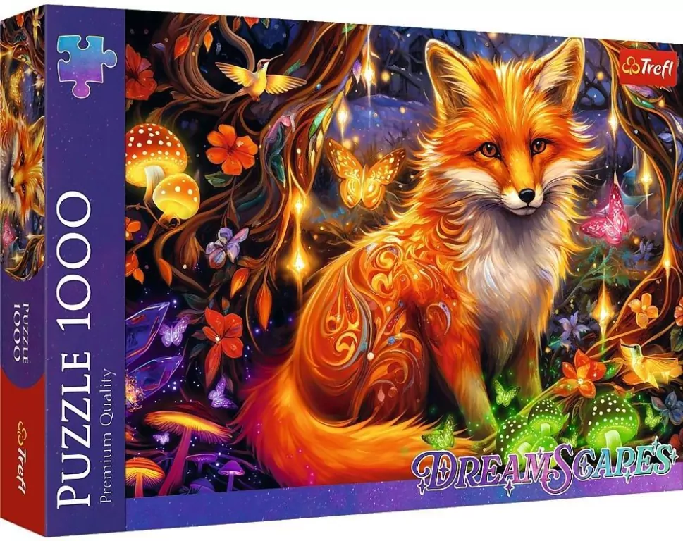 Puzzle 1000 DreamScapes: Baśniowy lis TREFL - tantis.pl