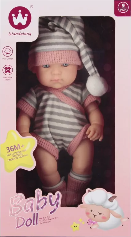 LALKA BOBAS 22CM 16X29X10 MC WB 72 - tantis.pl