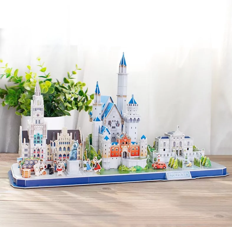 Puzzle 3D City Line, Bavaria - tantis.pl