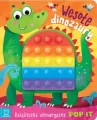 Książeczka sensoryczna z POP IT. Wesołe dinozaury - tantis.pl