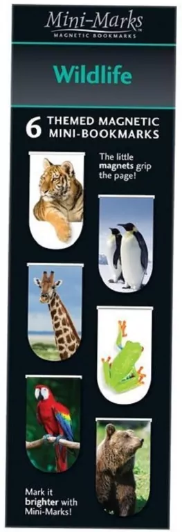 Zakładki magnetyczne Wildlife. 6 sztuk - tantis.pl