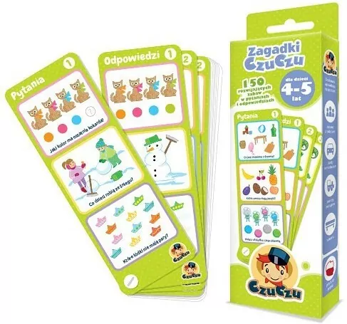 Zagadki CzuCzu dla dzieci od 4-5 lat - tantis.pl