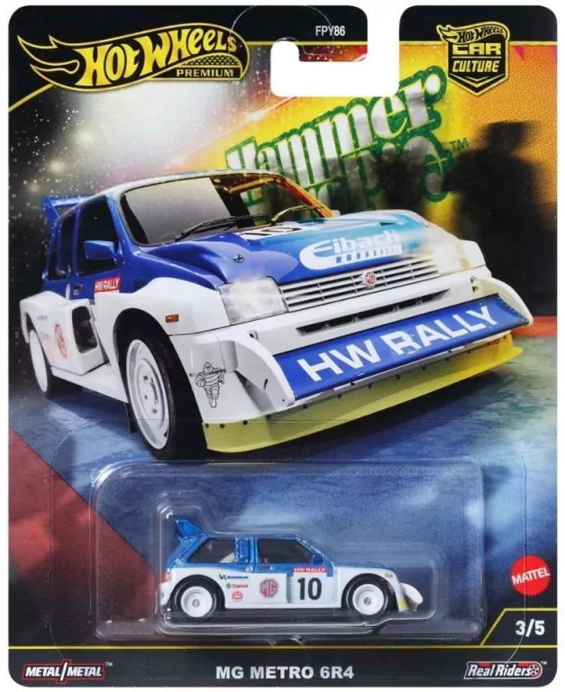 Hot Wheels. Kultowe auto MG Metro 6R4 - tantis.pl
