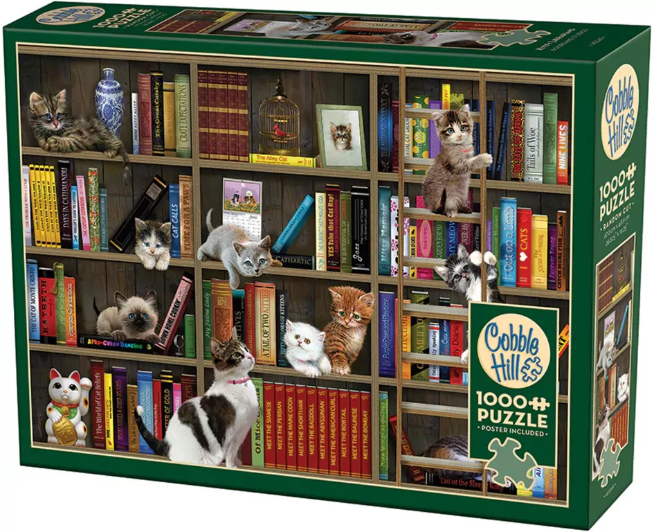 Puzzle 1000 Bibliokotkarze 113562 - tantis.pl