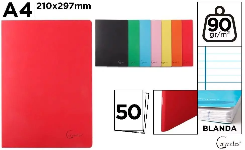 Notatnik A4/50 linia MIX - tantis.pl