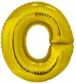 Balon foliowy litera O złota 69x86cm - tantis.pl