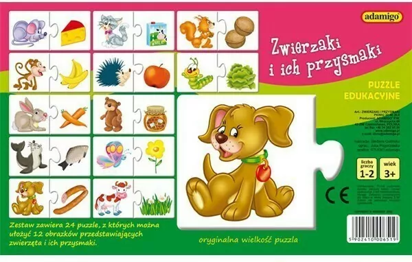 Zwierzaki i ich przysmaki ADAMIGO - tantis.pl