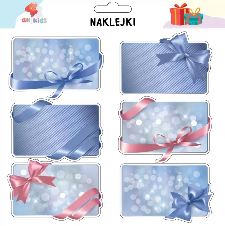 Naklejki na prezenty 2 - tantis.pl