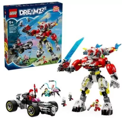 LEGO® Tygrysi mech Coopera i hot rod Zero 71497
