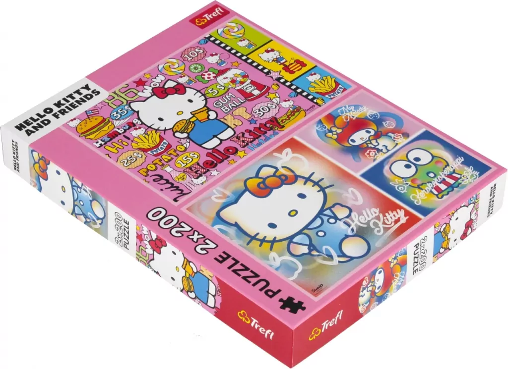 Puzzle 2x200 Hello Kitty i przyjaciele TREFL - tantis.pl