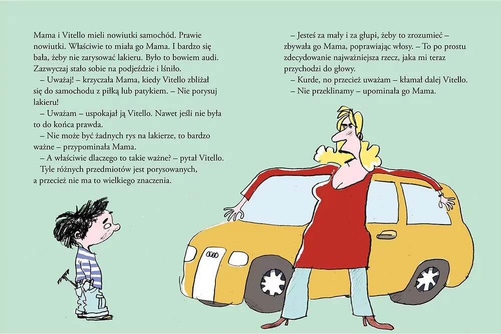 Vitello. Vitello rysuje samochód - tantis.pl