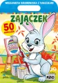 Wielkanocna kolorowanka z naklejkami. Zajączek - tantis.pl