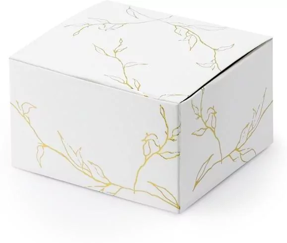 Pudełeczka Gałązki biały 6x3,5x5,5cm - tantis.pl
