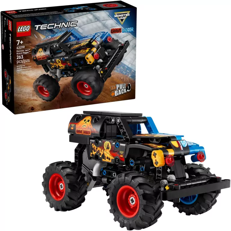 LEGO® Technic. Monster Jam Grave Digger Ogień 42219 - tantis.pl