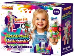 Magiczne malowanie misiowe breloczki