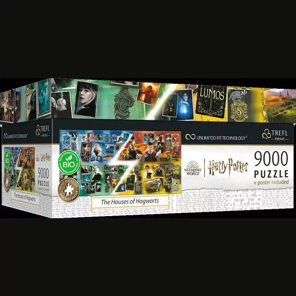 Trefl. Puzzle 9000. The Houses of Hogwarts - tantis.pl